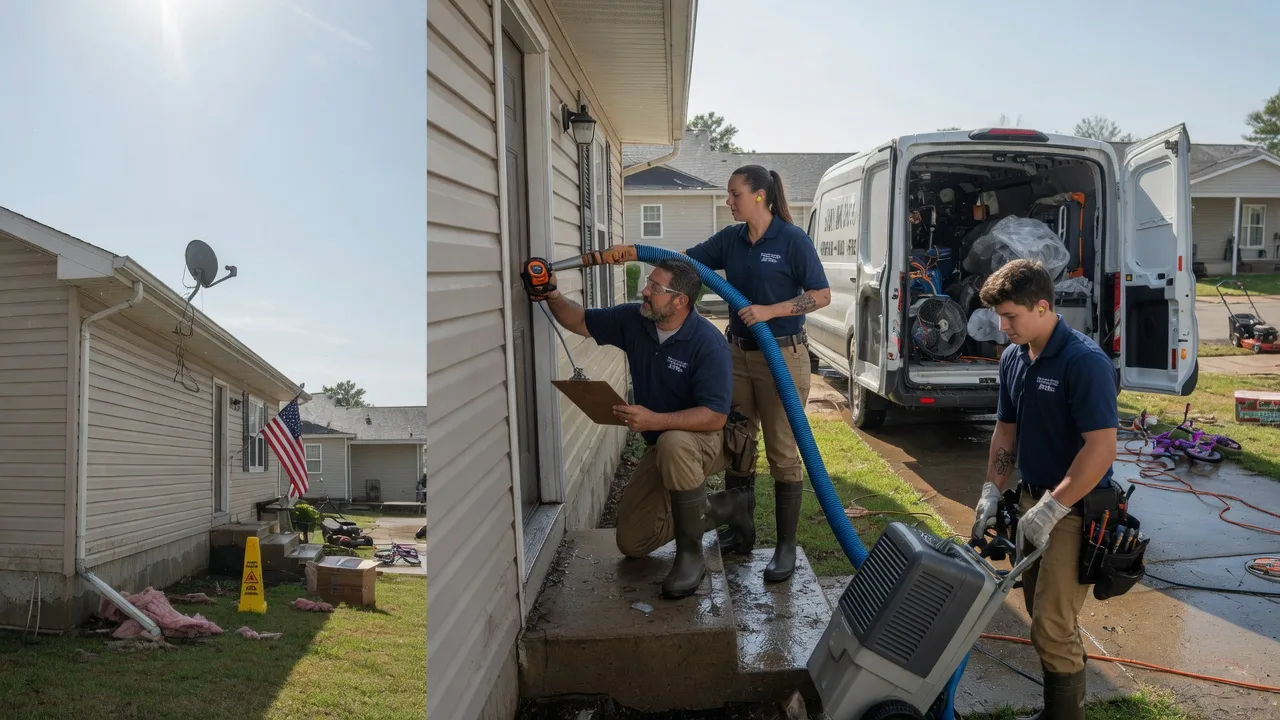 Ceiling Water Damage Restoration in Moorhead, IA near me